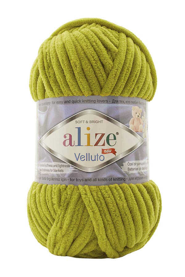 Alize Velluto – lyxigt mjukt chenillegarn med sammetskänsla