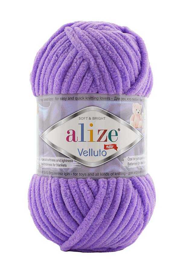 Alize Velluto – lyxigt mjukt chenillegarn med sammetskänsla