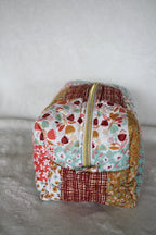 Necessär - patchwork gul
