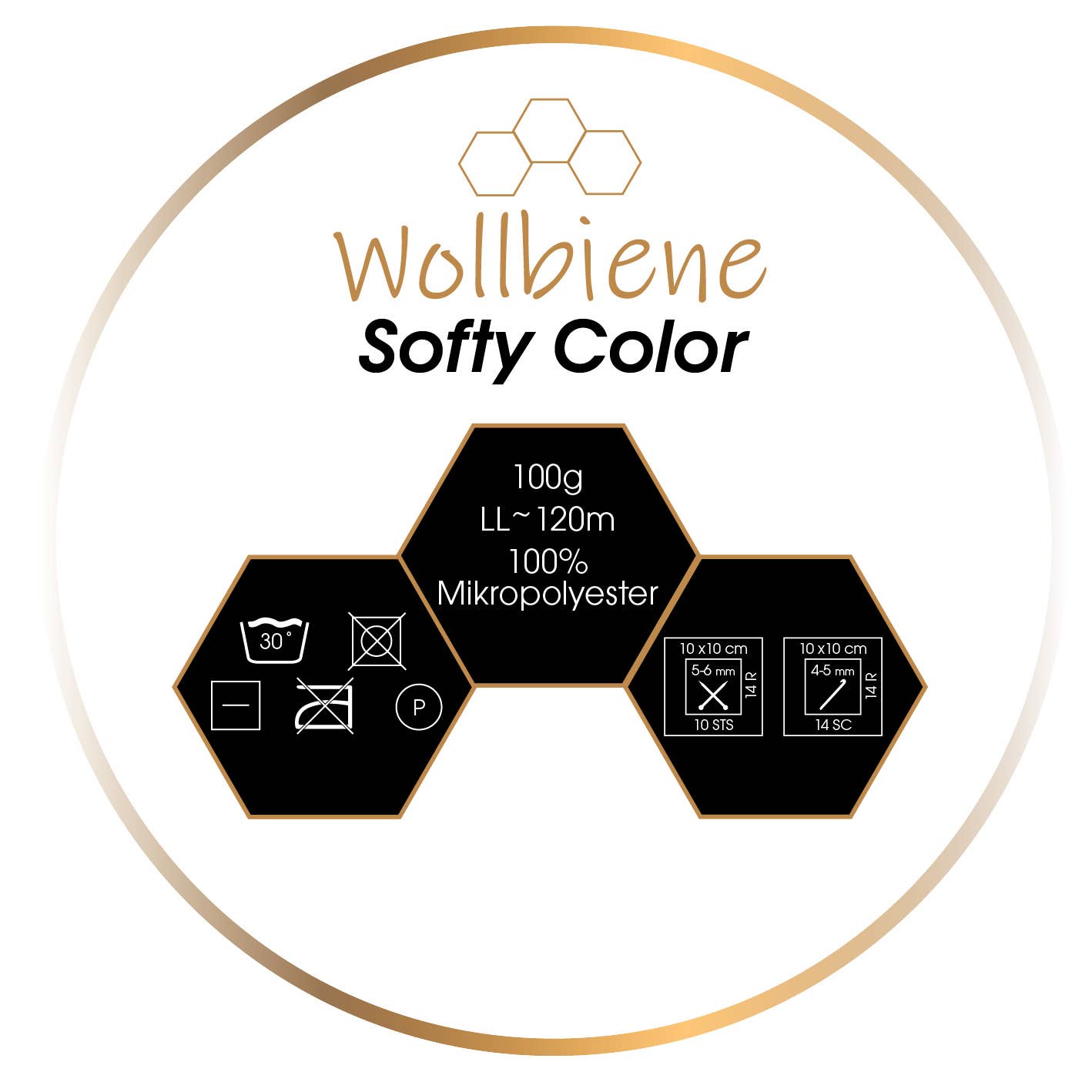 Woolbiene Softy Color multi