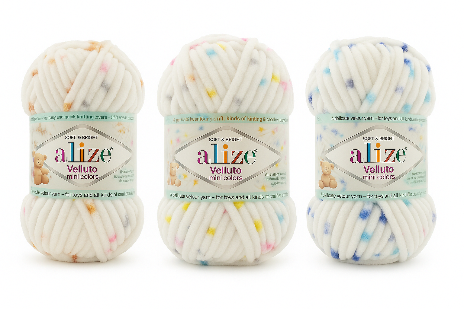Alize Velluto mini colors