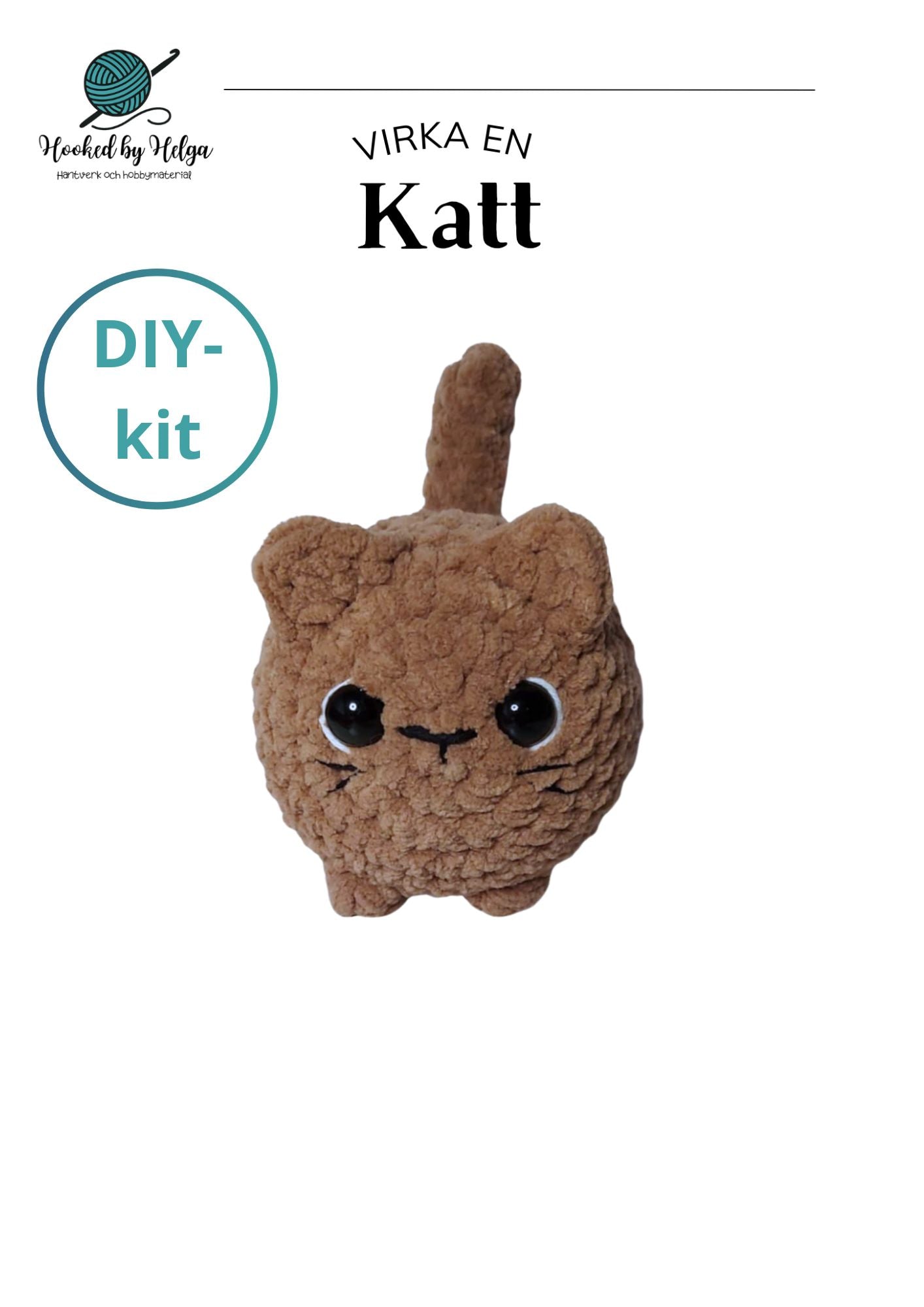 DIY-kit "Virka en katt"