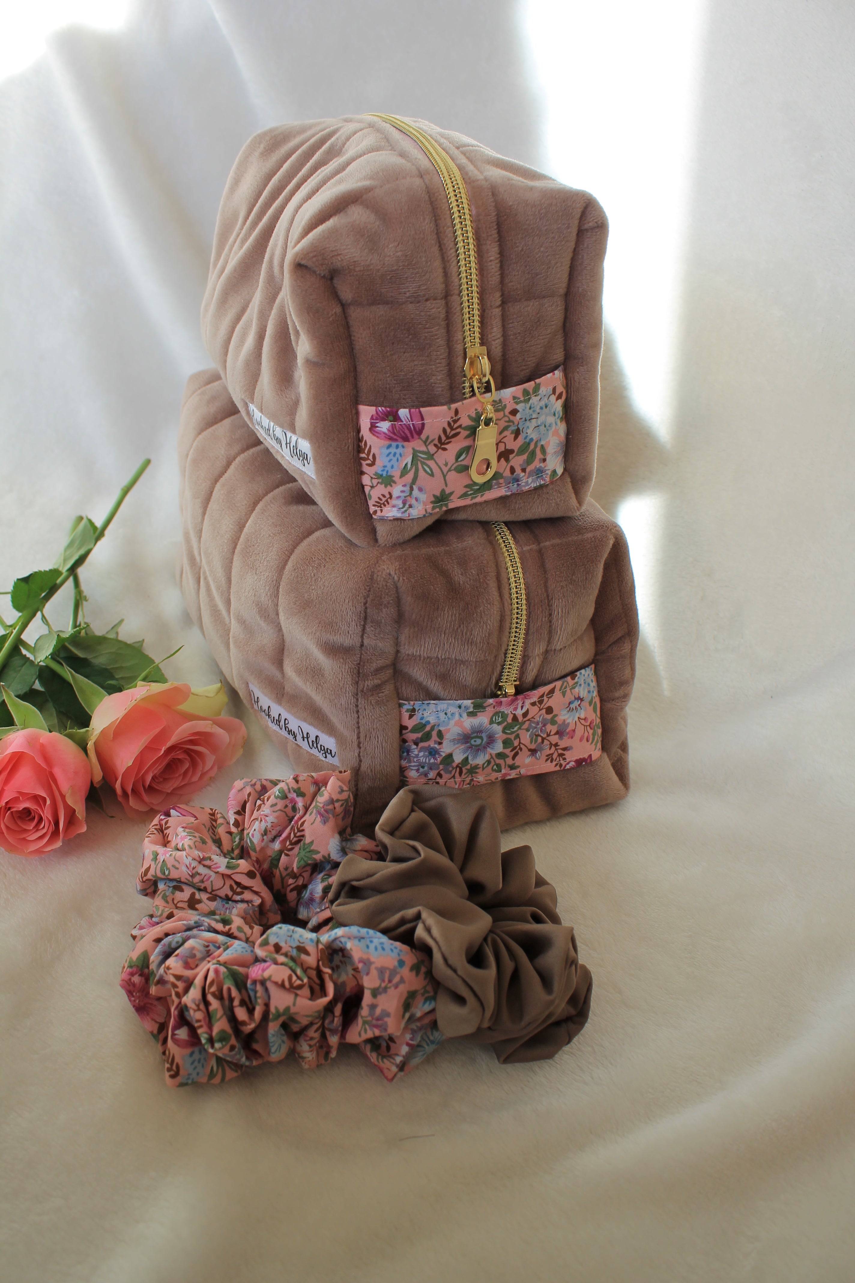 Necessär - Nougat sammet