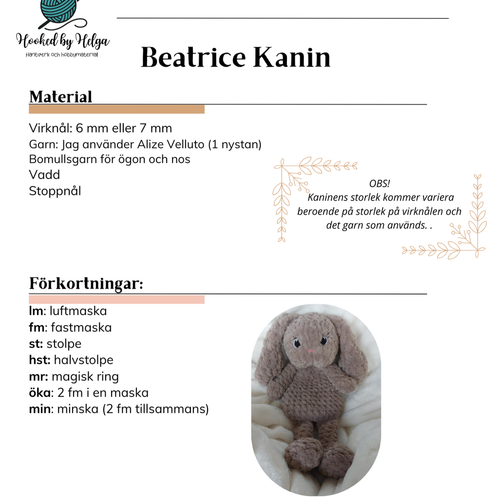 Beatrice kanin (mönster)
