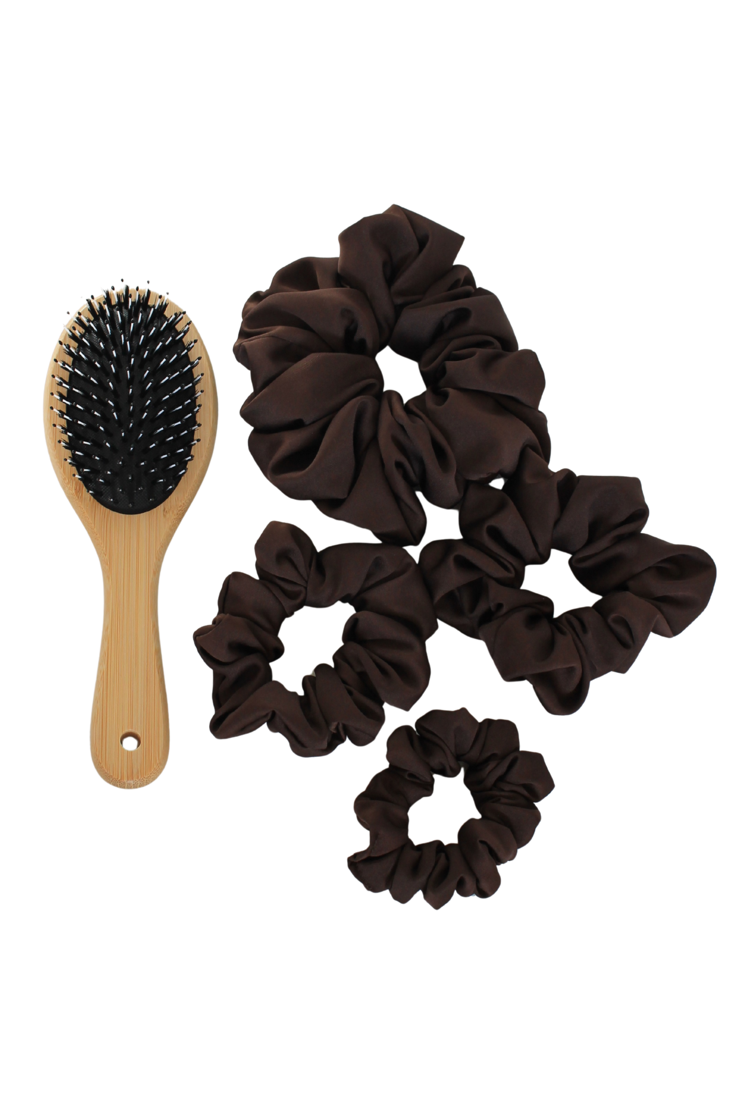 Choklad - mörkbrun satin