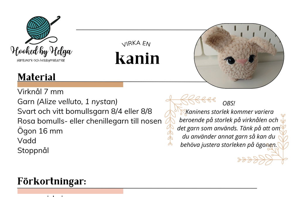 Virka en kanin (mönster)