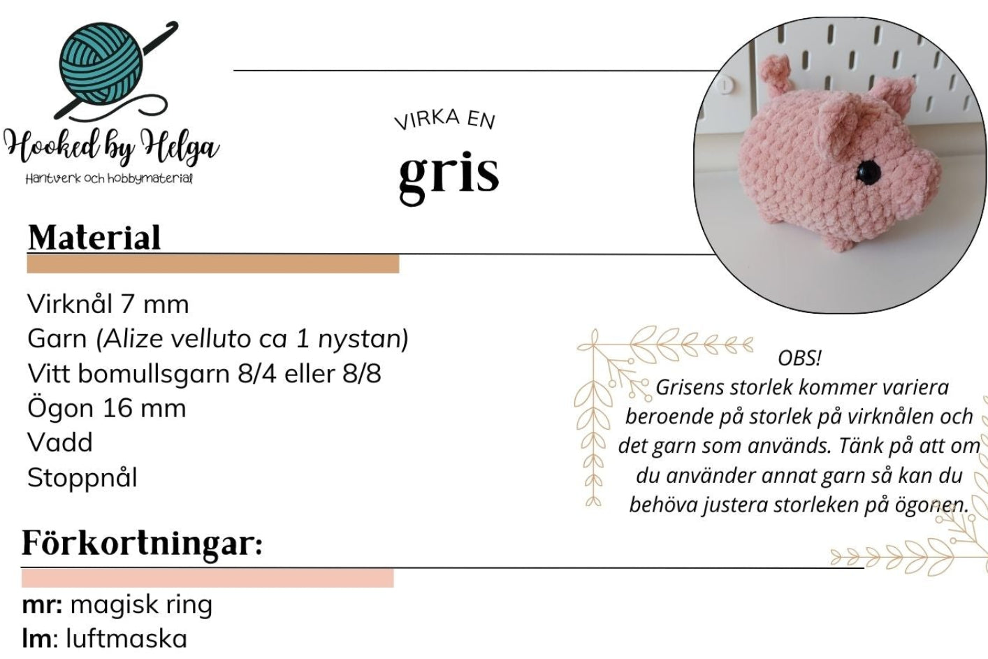 Virka en gris (mönster)
