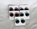 Glittriga säkerhetsögon 20 mm  (sinker eyes) - 1 par (2 st)