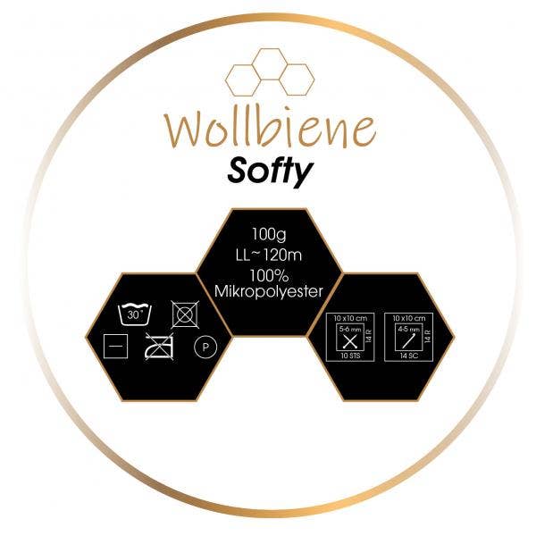 Wollbiene softy chenille