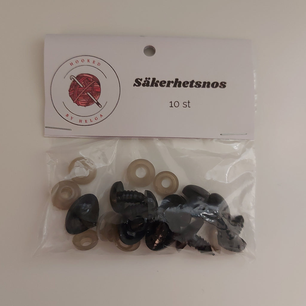 Säkerhetsnos till virkade gosedjur