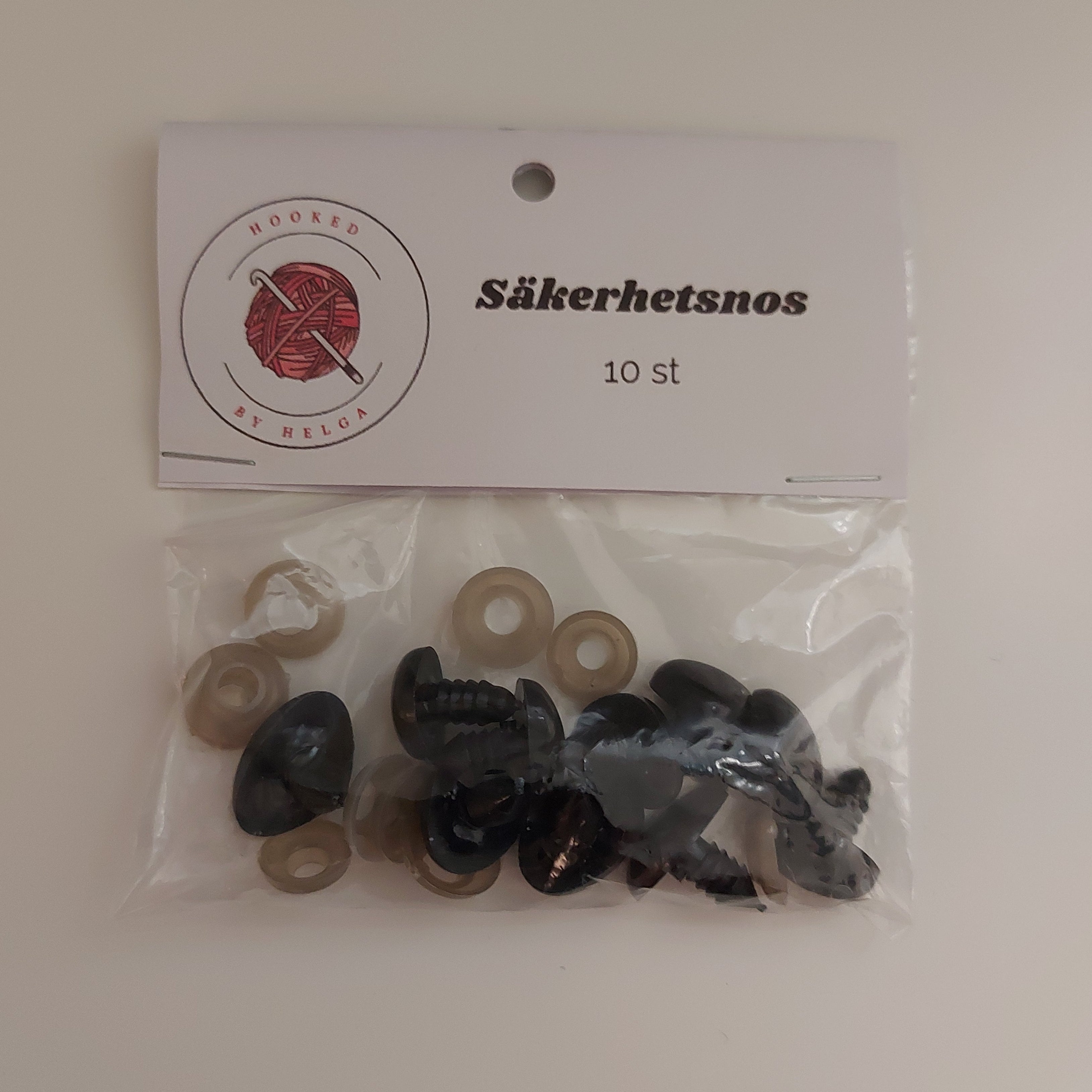 Säkerhetsnos till virkade gosedjur