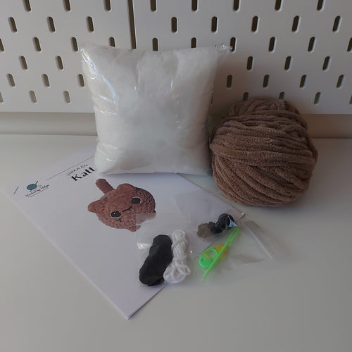 DIY-kit "Virka en katt"